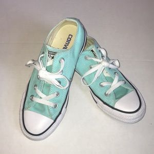 Converse all star sneakers turquoise nwot